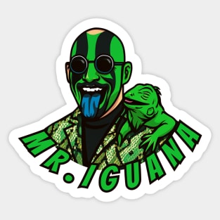 Mr. Iguana Sticker